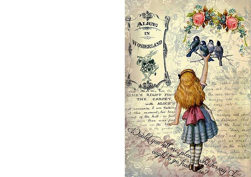 Alice In Wonderland Business card