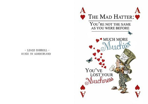 Alice In Wonderland Business card