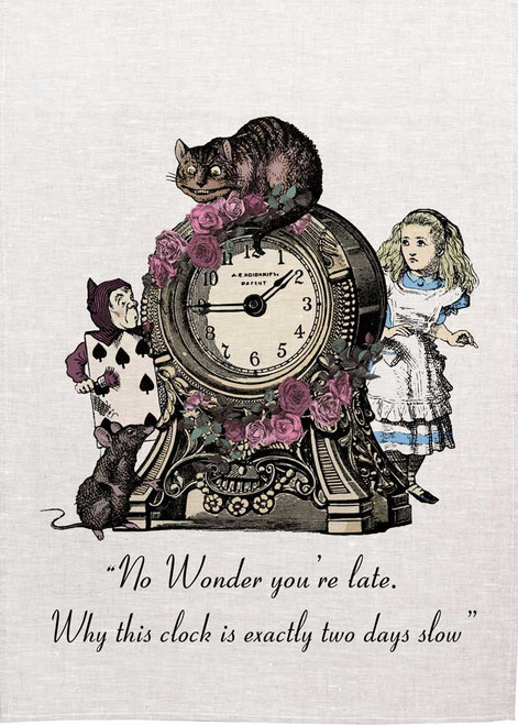 Alice In Wonderland White Rabbit's Two Days Slow Clock