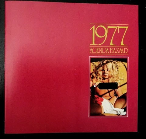 EVA IONESCO by Jacques Bourboulon Rare 1977 Agenda/Calendar.