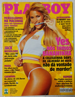 Playboy Magazine Brazil March 2004 DANY BANANINHA Helmut Newton MILENA MASCARENHAS