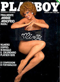 Playboy Magazine Italia January 1978 MINNIE MINOPRIO Ashley Cox NICOLE STOLIAROFF Paola Montenero