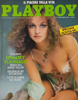 Playboy Magazine Italia November 1984 PAMELA SUE MARTIN Deborah Nicolle Johnson