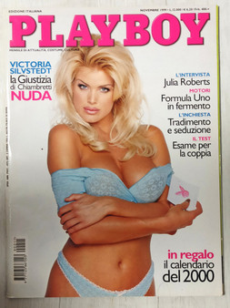 Playboy magazine Italia November 1999 Victoria Silvstedt REBECCA SCOTT Kelly Monaco