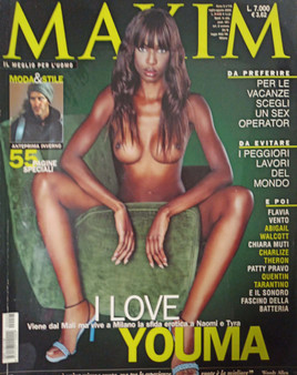 MAXIM Magazine July August 2000 YOUMA Hoyt ABIGAIL WALCOTT Chiara Muti Richards