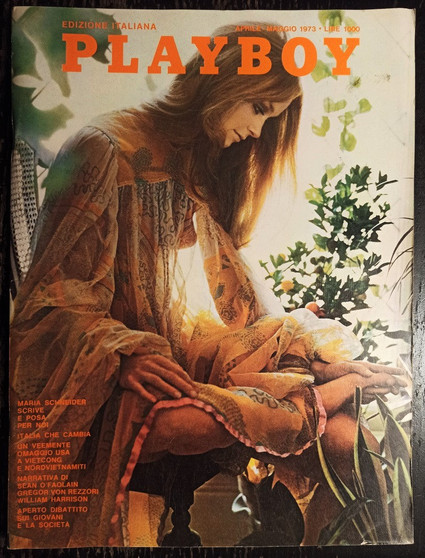 Playboy Magazine Italia April May 1973 MARIA SCHNEIDER Cindy Wood TIFFANY BOLLING