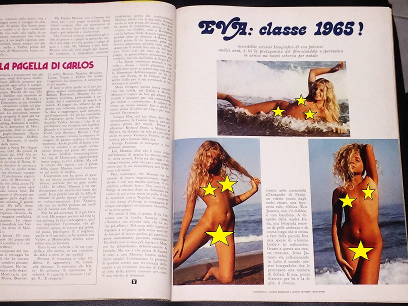 Eva Ionesco Brooke shields playboy 1976 