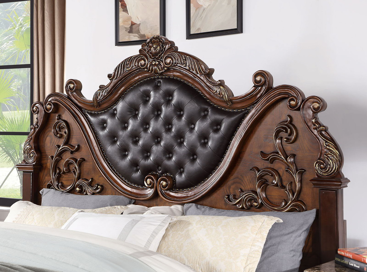 The Esparanza - King Bed - Brown Cherry sold at Yamada Furniture