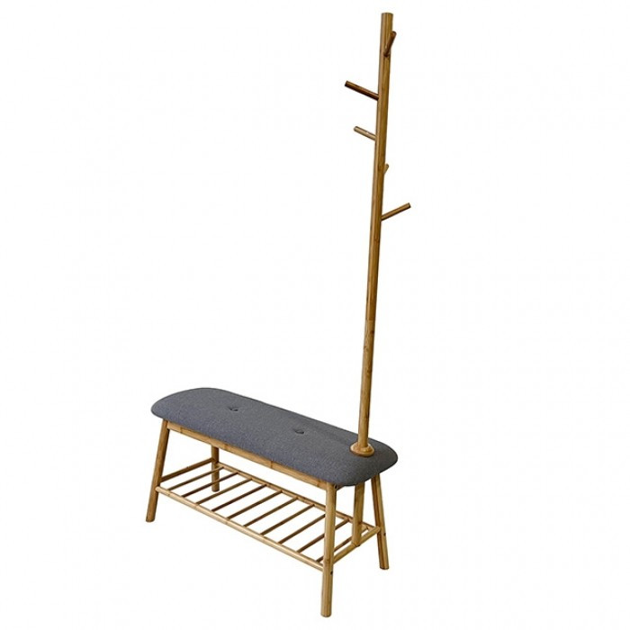 The Mosier Hall Tree w/ Bench and Shoe Storage (GM-5004) available at ...