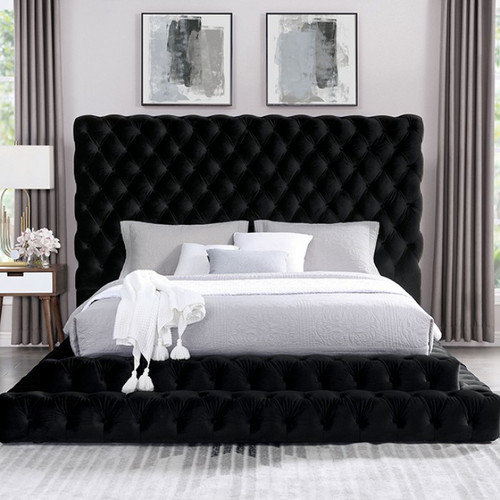 Stefania 4 Pc. Queen Bedroom Set w/ 2NS (CM7227BK-Q-5PC-2NS)