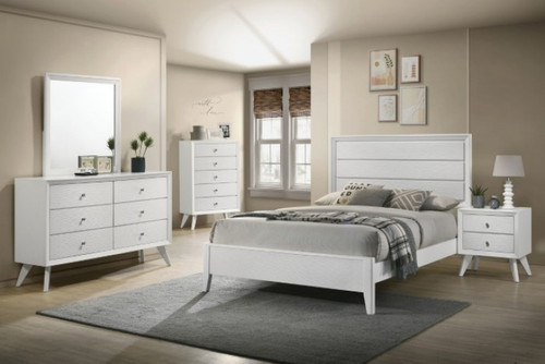 Dortmund 4 Pc. Queen Bedroom Set w/ 2NS (CM7465WH-Q-5PC-2NS)