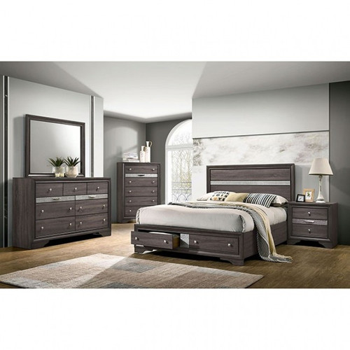 Chrissy 3 Pc. Queen Bedroom Set (CM7552GY-Q-4PC)