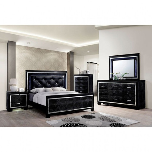 Bellanova 4 Pc. Queen Bedroom Set w/ Chest (CM7979BK-Q-5PC-CHEST)