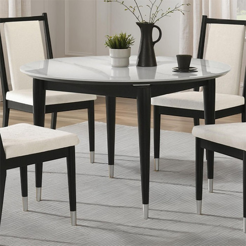 Maidstone Round Dining Table (FM32001BK-RT)