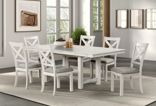 Ferrone 6 Pc. Dining Table Set (FM3429WH-T-7PC)
