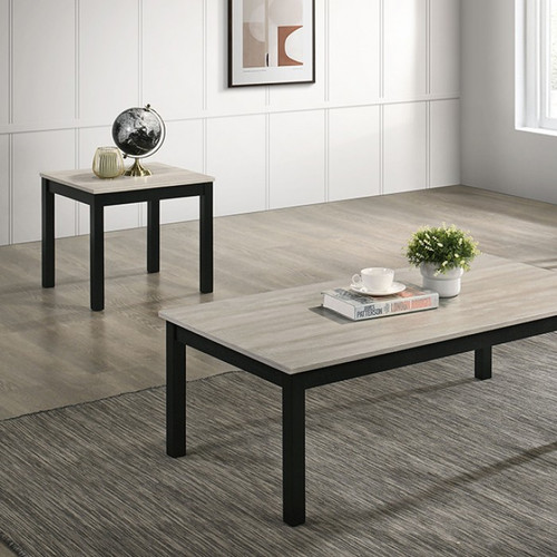 Findlay 2 Pc. Table Set, Light Gray (FM42900LG-3PK)