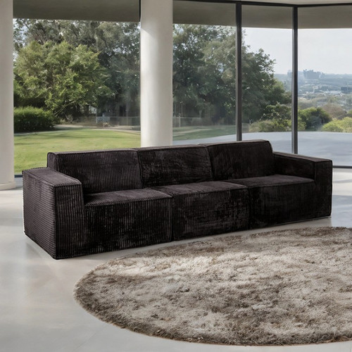 Kimara Sofa, Black (FM62100BK-SF-PK)