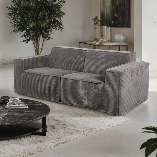 Kimara Loveseat, Dark Gray (FM62100DG-LV-PK)