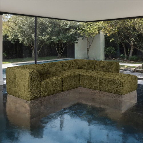 Nappi L-Sectional B, Olive Green (FM62102GR-SECT-B)