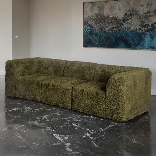 Nappi Sofa, Olive Green (FM62102GR-SF-PK)