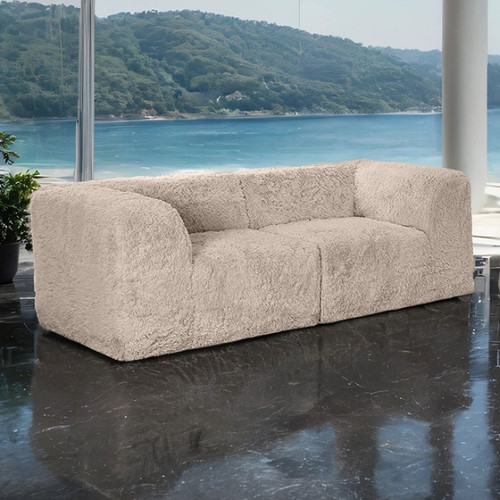 Nappi Loveseat, Taupe (FM62102TP-LV-PK)