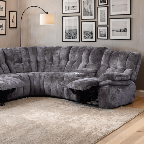 Hieronymus Power Sectional, Dark Gray (FM64001DG-SECT-PM)