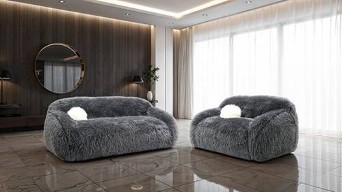 Darwen Sofa + Loveseat (FM64006DG-2PC)