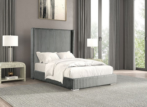 Cadwell Twin Bed, Gray (FM7120GY-T)