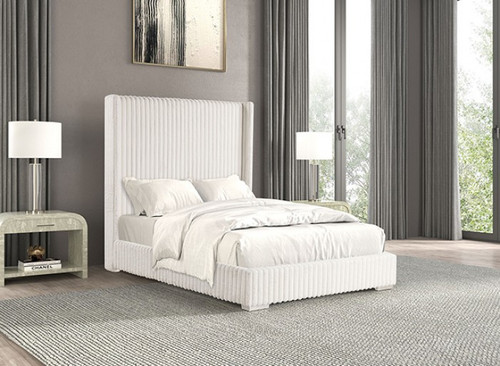 Cadwell Queen Bed, White (FM7120WH-Q)