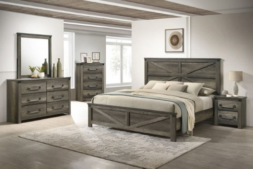 Britonale 4 Pc. Queen Bedroom Set w/ 2NS (FM7218GY-Q-5PC-2NS)