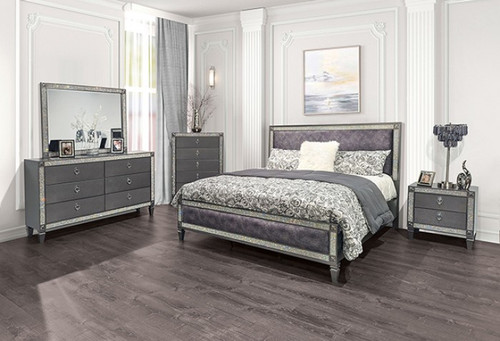 Titania 3 Pc. Queen Bedroom Set (FM7240GY-Q-4PC)