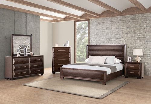 Chemnitz Queen Bed, Espresso (FM7399ES-Q-BED)