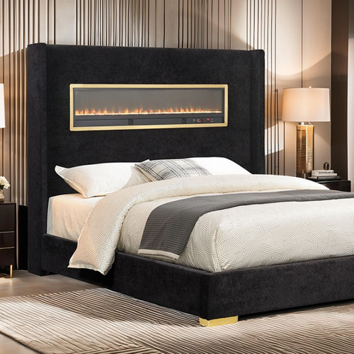 Danvers Queen Bed, Black (FM74003BK-Q)