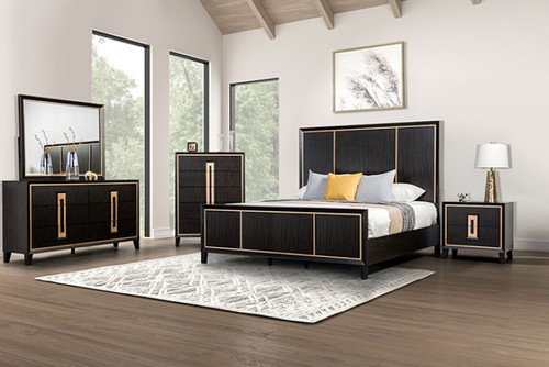 Kenyada Queen Bed, Espresso (FM7421ES-Q-BED)