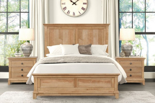 Mchenry Queen Bed, Natural Oak (FM7706NT-Q-BED)