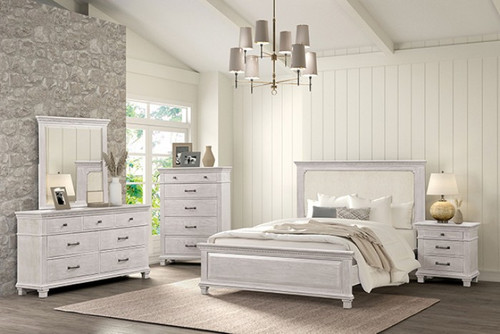 Swanley 4 Pc. Queen Bedroom Set w/ Chest (FM7707GY-Q-5PC-CHEST)