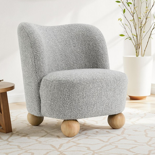 Karey Accent Chair, Gray (FM-AC6010GY)