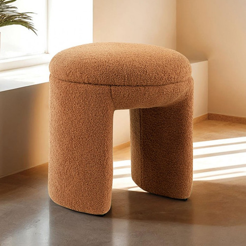 Janetta Stool, Saddle Brown (FM-AC8004LB)