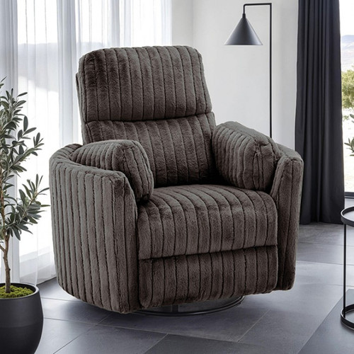 Belper Power Glider Recliner w/ Swivel, Chocolate Brown (FM-AC8018DB-PM)