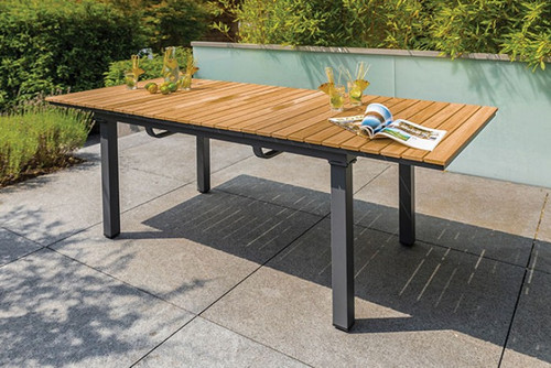 Mackay 6 Pc. Patio Dining Set w/ 2 Ottomans (GM-2001-7PC-OT)