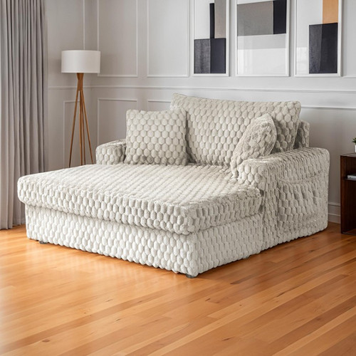 Ferryhill 2-Arm Chaise, Taupe (SL69000TP-PK)