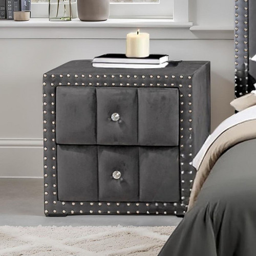 Farese Nightstand, Dark Gray (SL7001DG-N)