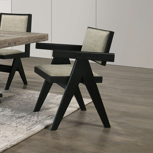 Tottenham Arm Chair (2/CTN) (FM3223BK-AC-2PK)