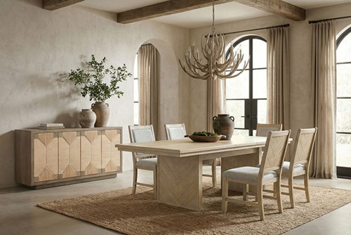 Casoria 7 Pc. Dining Table Set (FM34008NT-T-7PC)