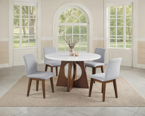 Ostbirk 5 Pc. Dining Table Set (FM37011WN-RT-5PC)