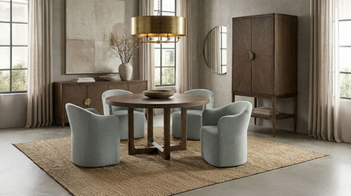 Clarksburg 5 Pc. Dining Table Set (FM39018WN-RT-5PC04LG)