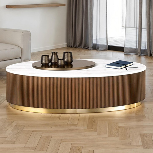 Virden Oval Cocktail Table (FM47000BR-CO)