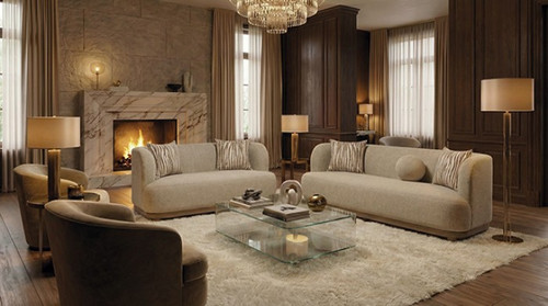 Sarabi Sofa + Loveseat (FM64010LB-2PC)