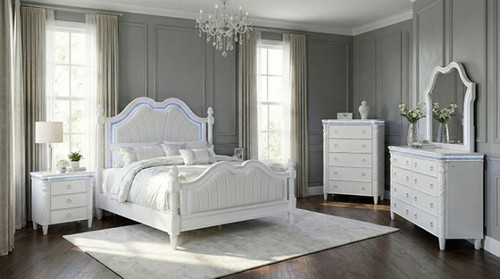 Swindon 4 Pc. Queen Bedroom Set (FM74007WH-Q-4PC)