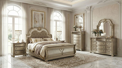 Fromberg 5 Pc. Queen Bedroom Set w/ 2NS (FM7670GD-Q-5PC-2NS)